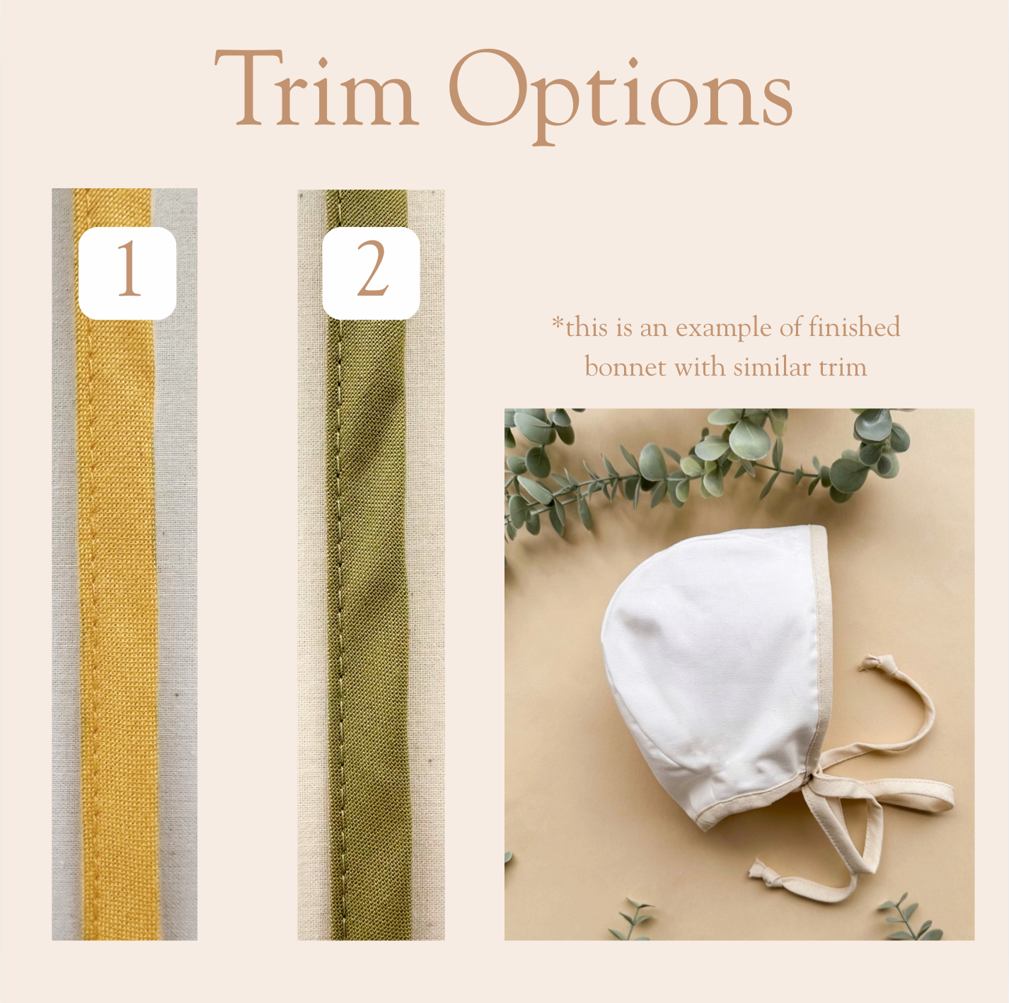 Vintage Bloom  - Choose your size & trim