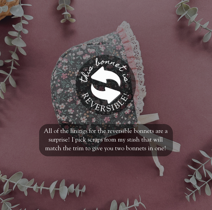 Midnight Petals  - Choose your size & trim