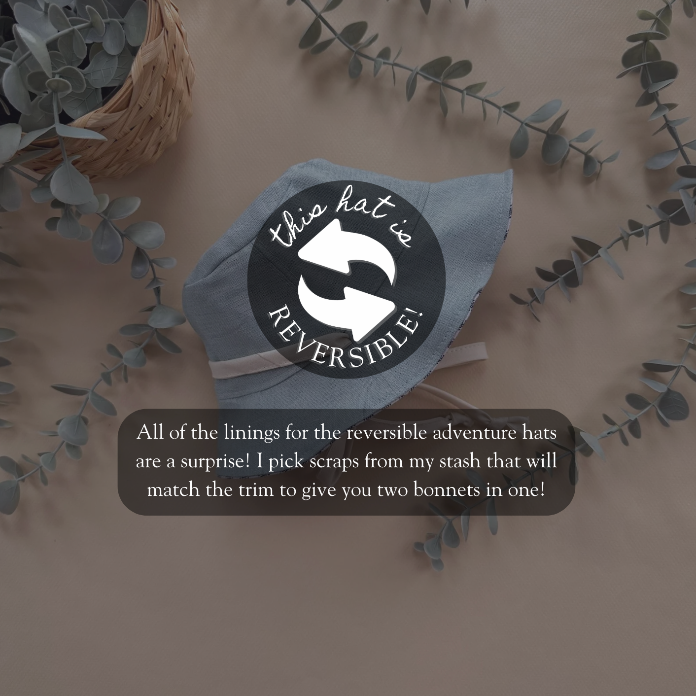 Adventure Hat Solids - Choose your size & color