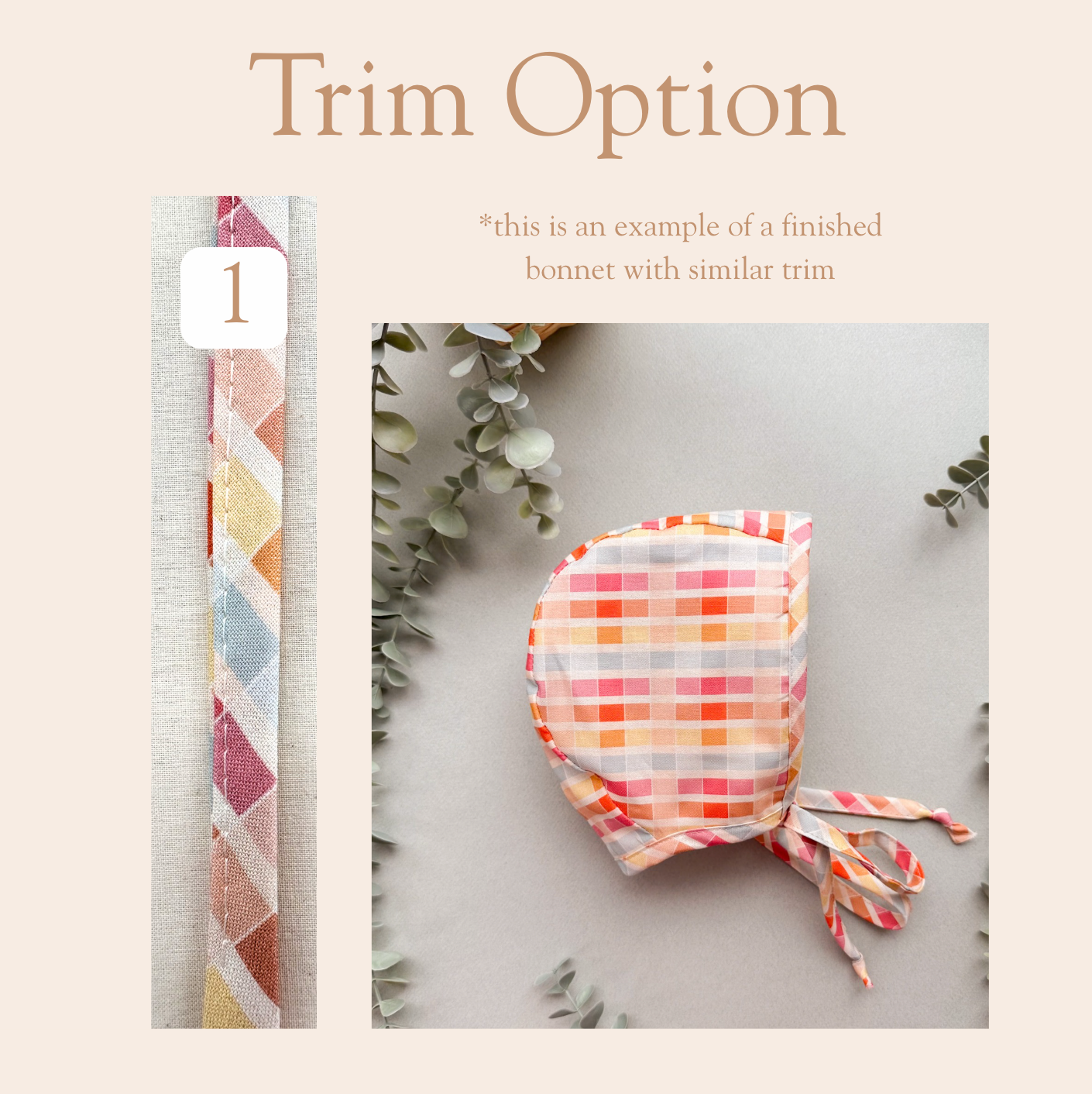 Sam  - Choose your size & trim