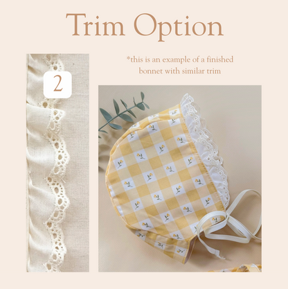 Charlie  - Choose your size & trim