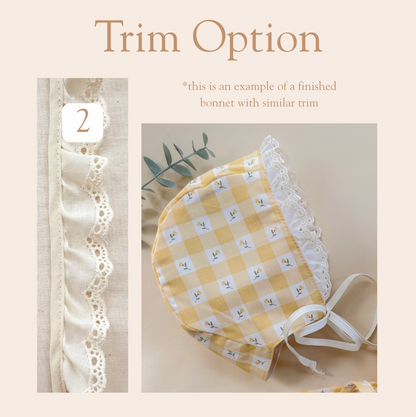 Sutton  - Choose your size & trim