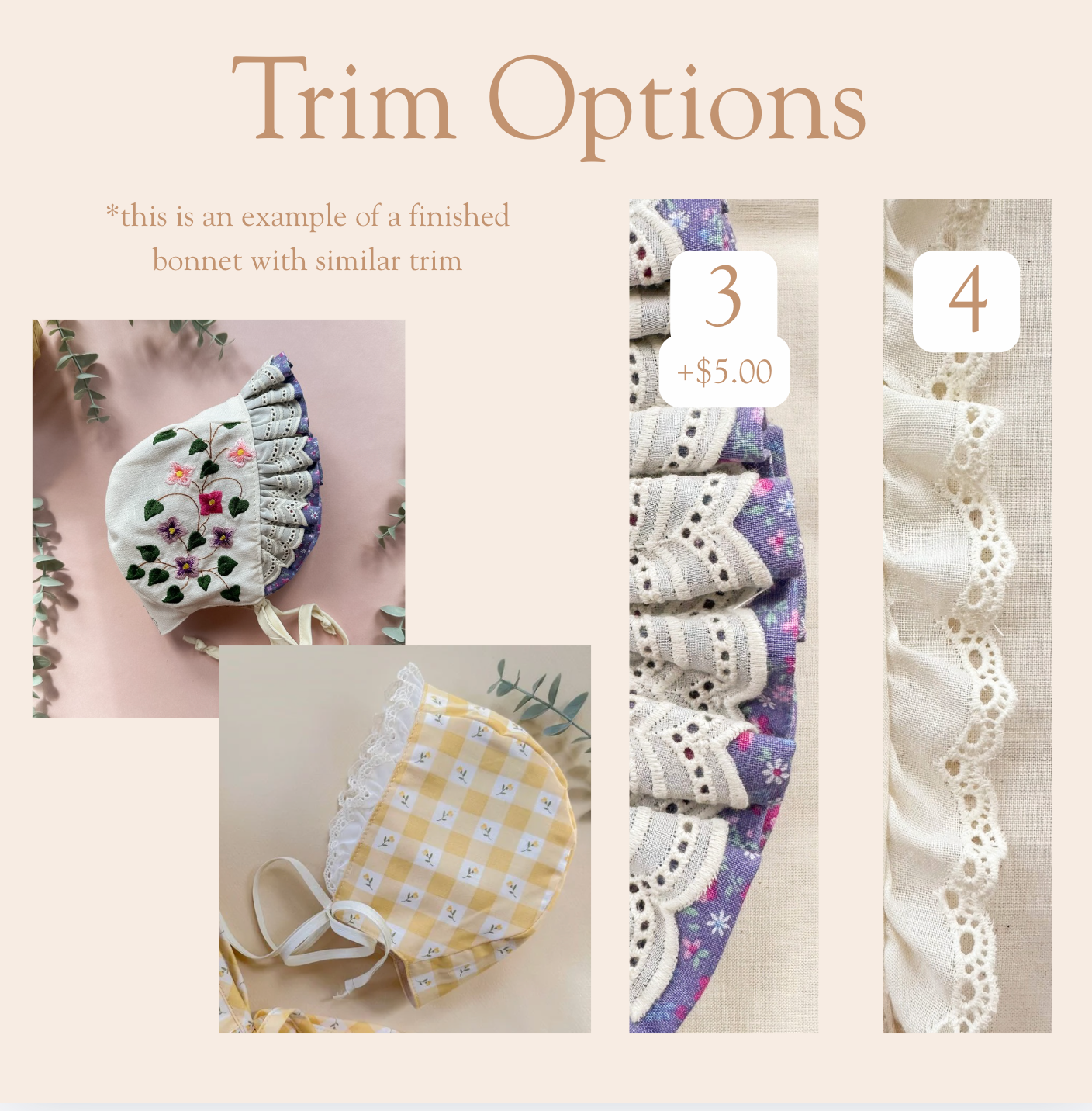 Secret Garden - Choose your size & trim