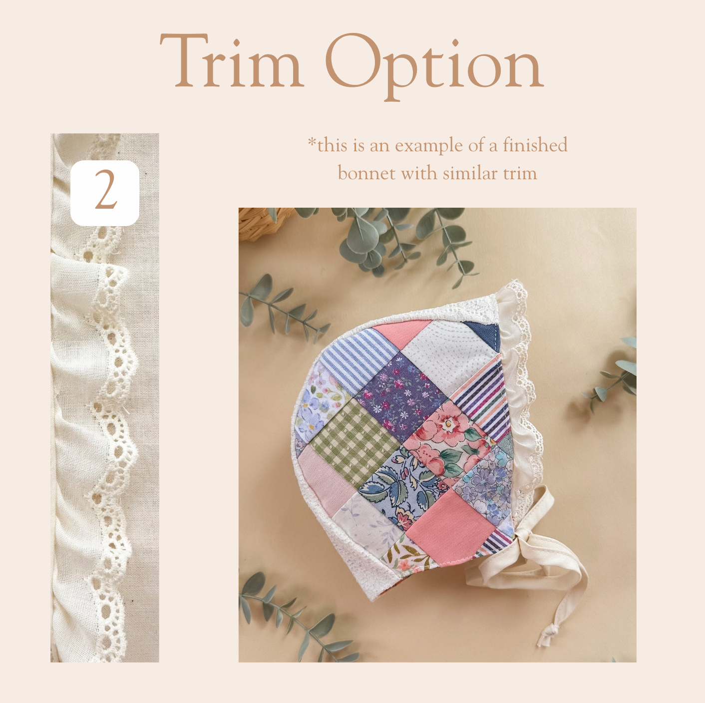 Calico - Choose your size & trim