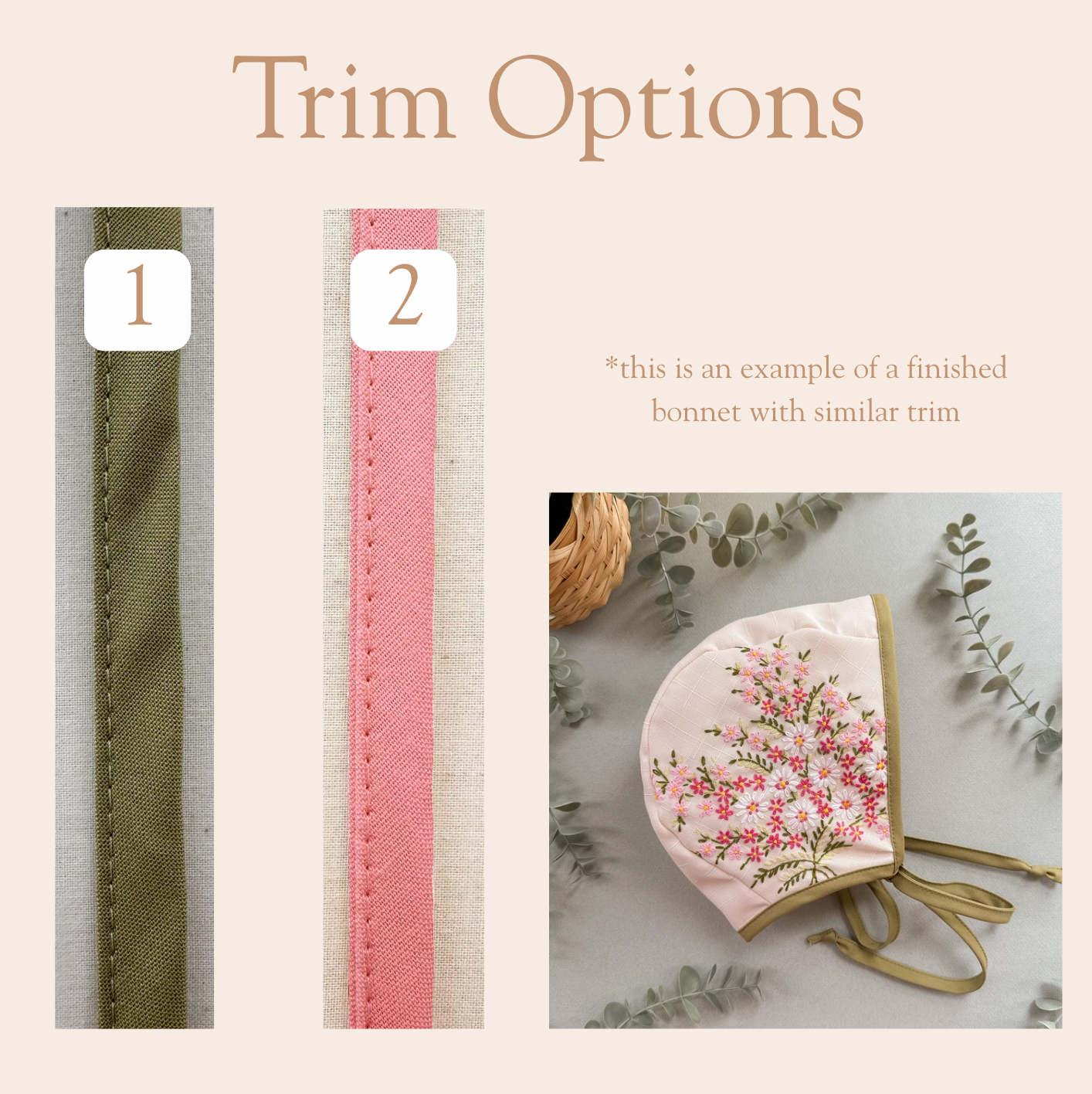 Crystal - Choose your size & trim