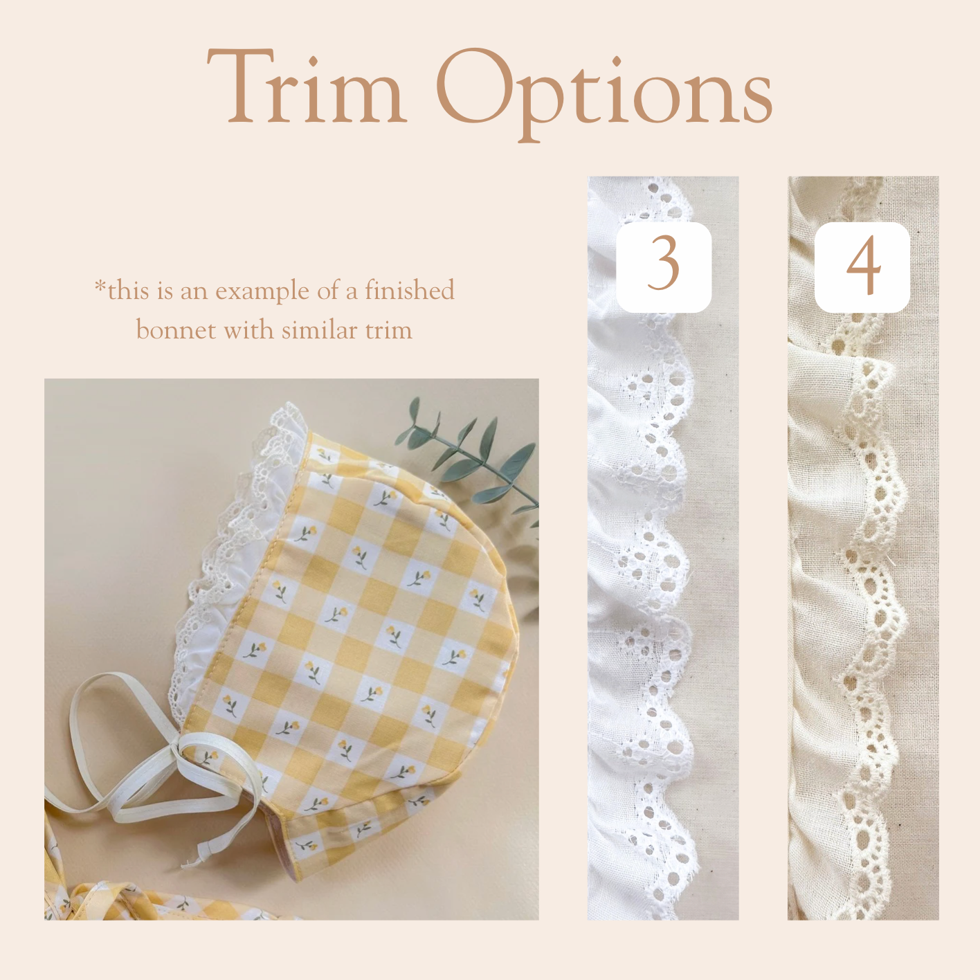 Crystal - Choose your size & trim