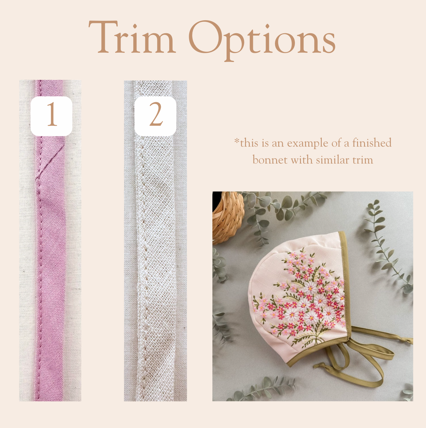 Ellen - Choose your size & trim