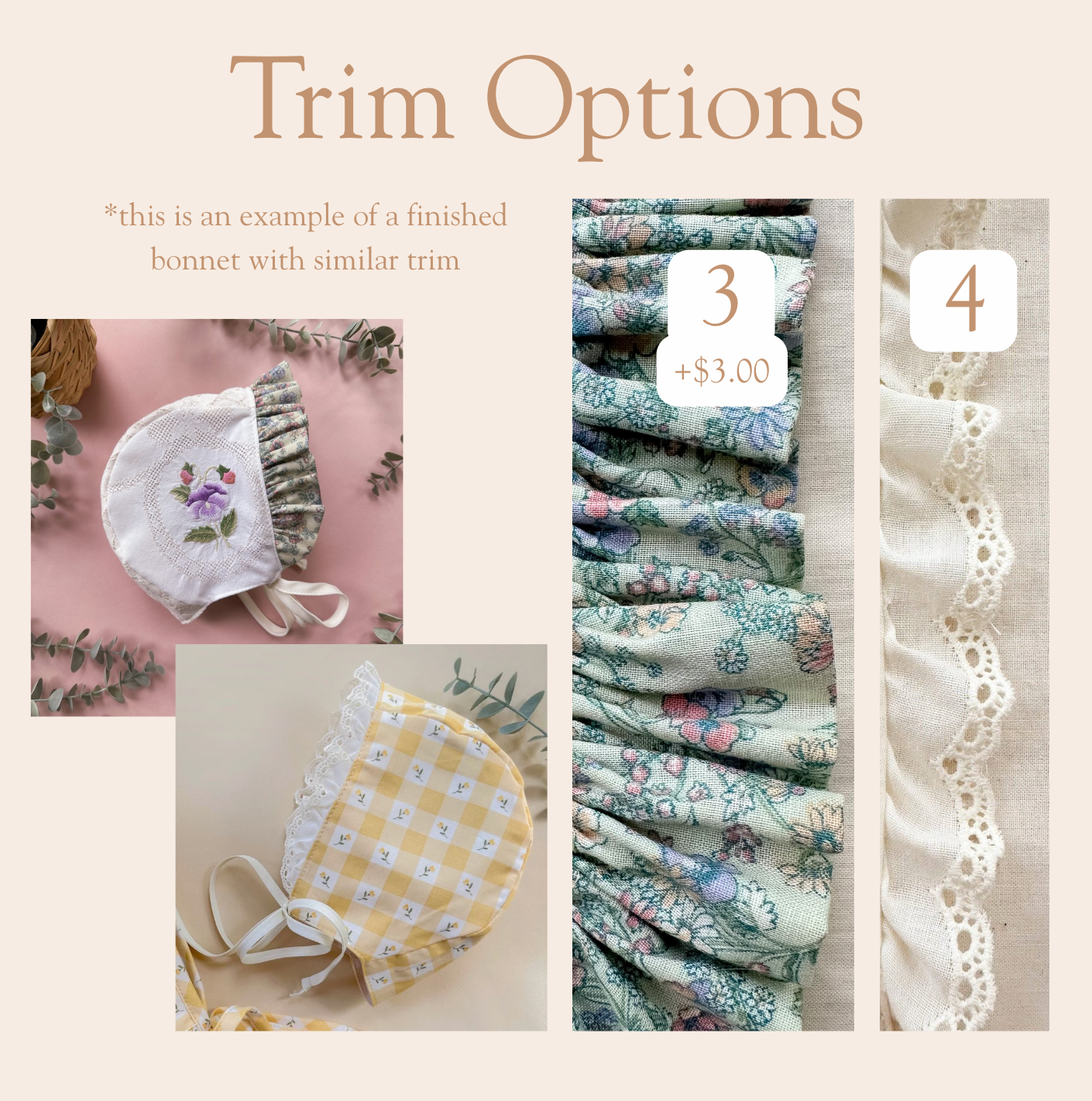 Ellen - Choose your size & trim