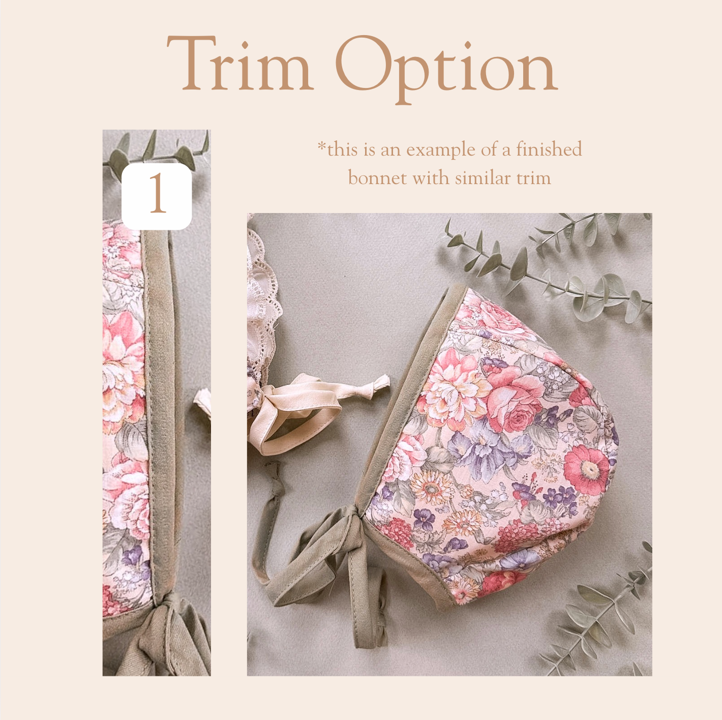Greta  - Choose your size & trim