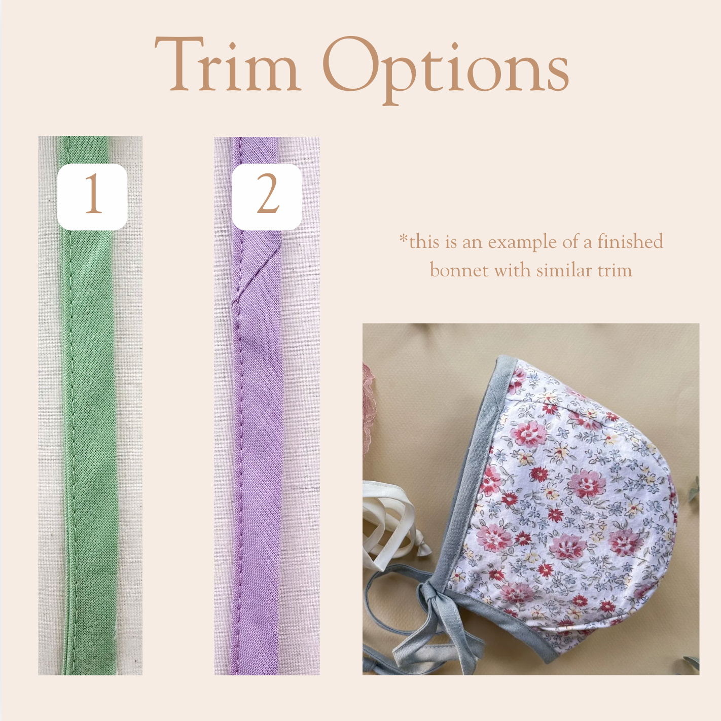 Mayflower - Choose your size & trim