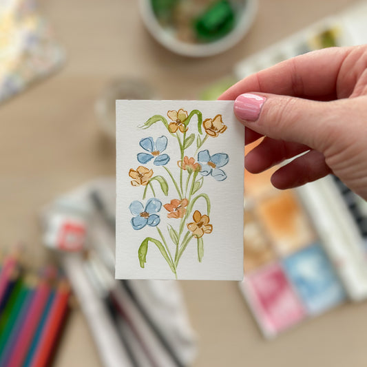 Set Down & Loved – Original ACEO Painting (Batch 005 #16)