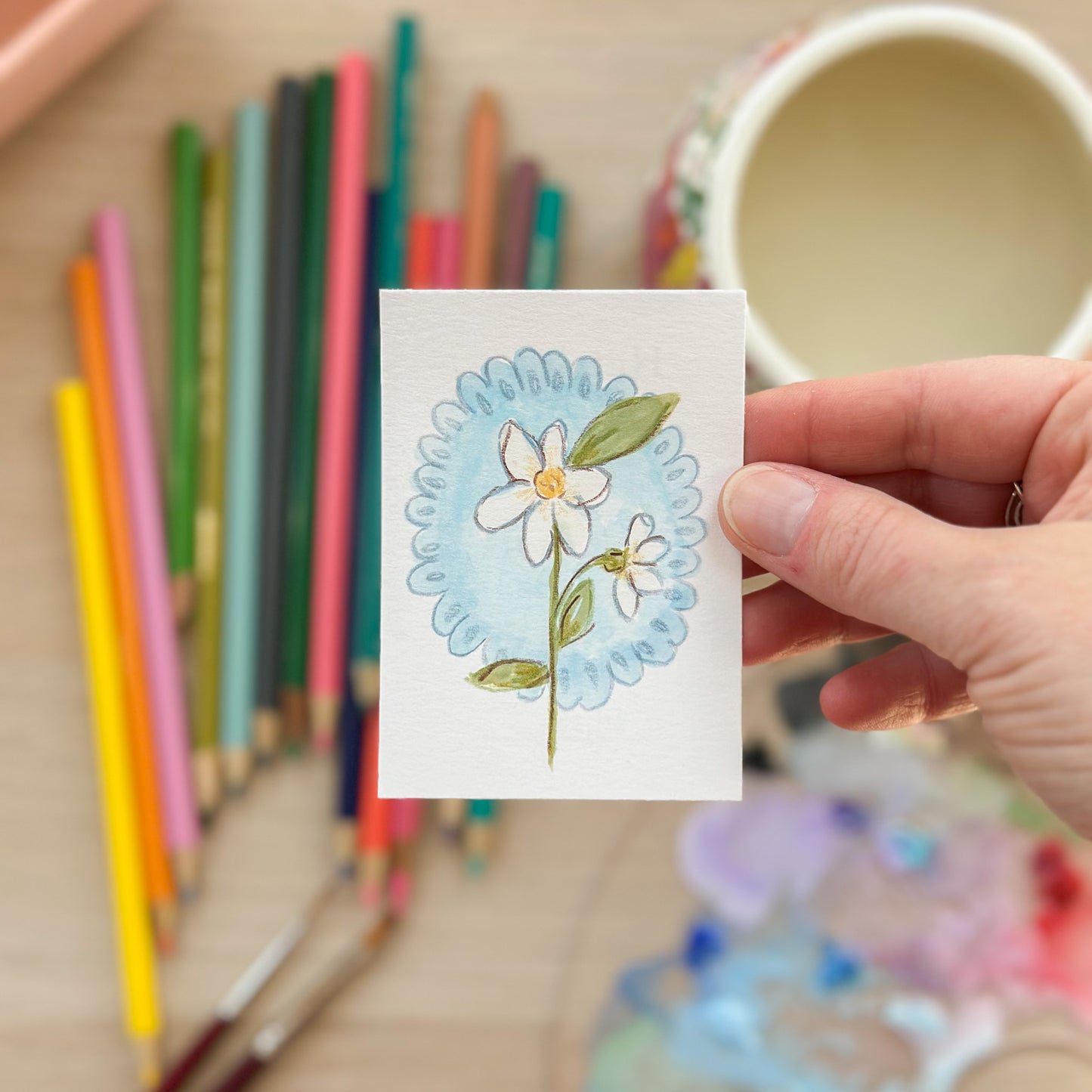 Still in Season – Original ACEO Painting (Batch 004 #13)