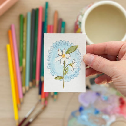 Still in Season – Original ACEO Painting (Batch 004 #13)