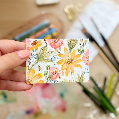 Summer Garden #8 – Original ACEO Painting (Batch 018 #8)