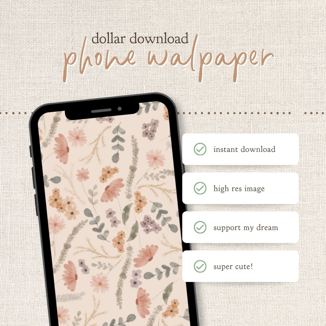 Instant Download : Phone Wallpaper : Sun Blooms