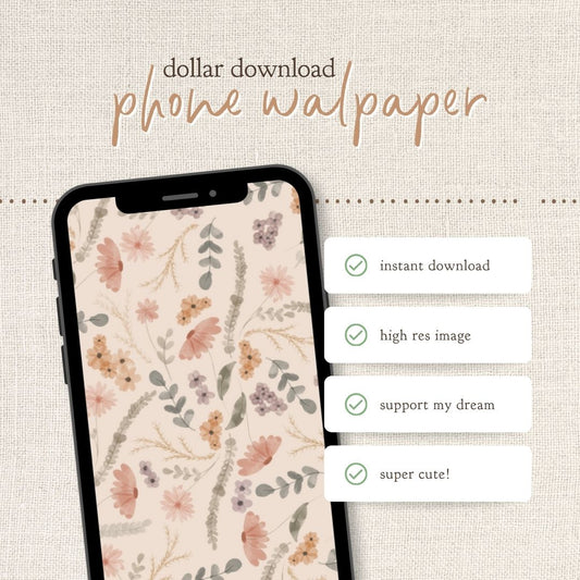 Instant Download : Phone Wallpaper : Sun Blooms