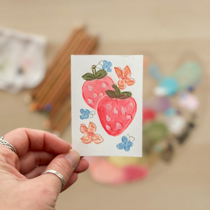 Sweet as Summer – Original ACEO Painting (Batch 002 #9)