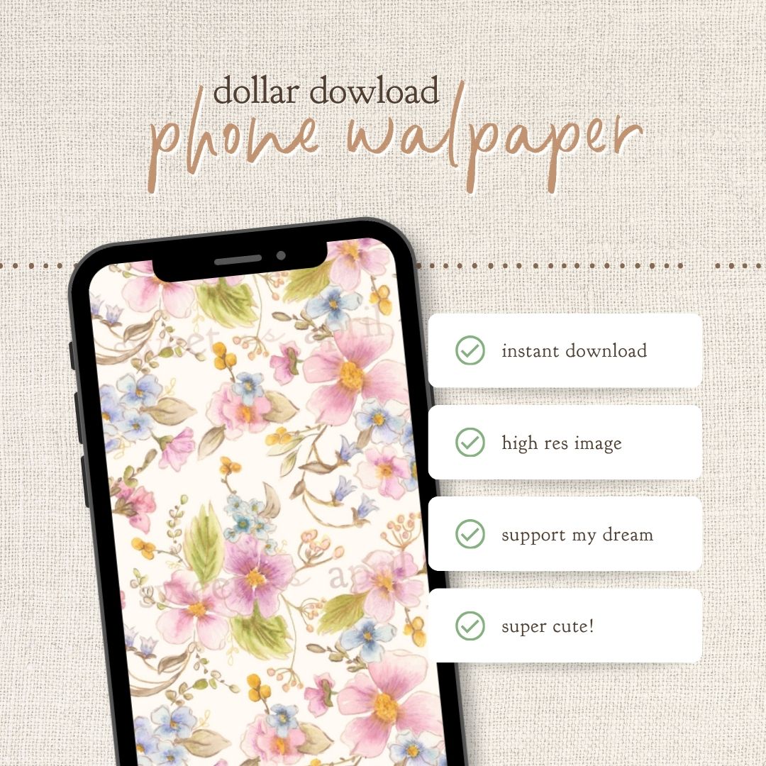 Instant Download : Phone Wallpaper : Violet