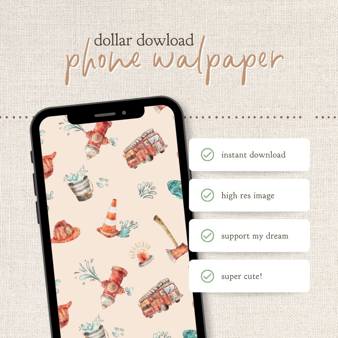 Instant Download : Phone Wallpaper : Water Play