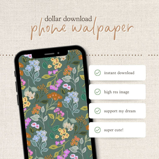 Instant Download : Phone Wallpaper : Whimsy