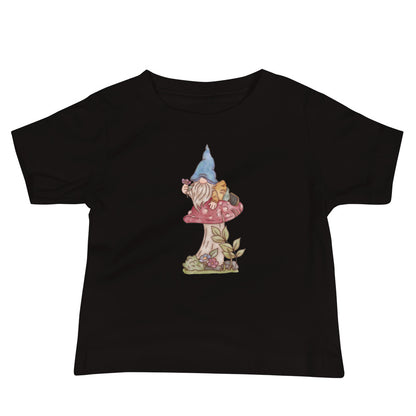 Mushroom Flower Gnome : Baby Tee