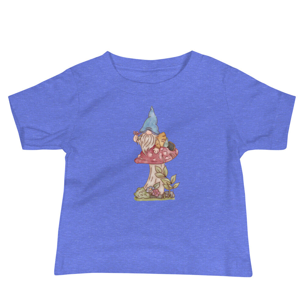 Mushroom Flower Gnome : Baby Tee