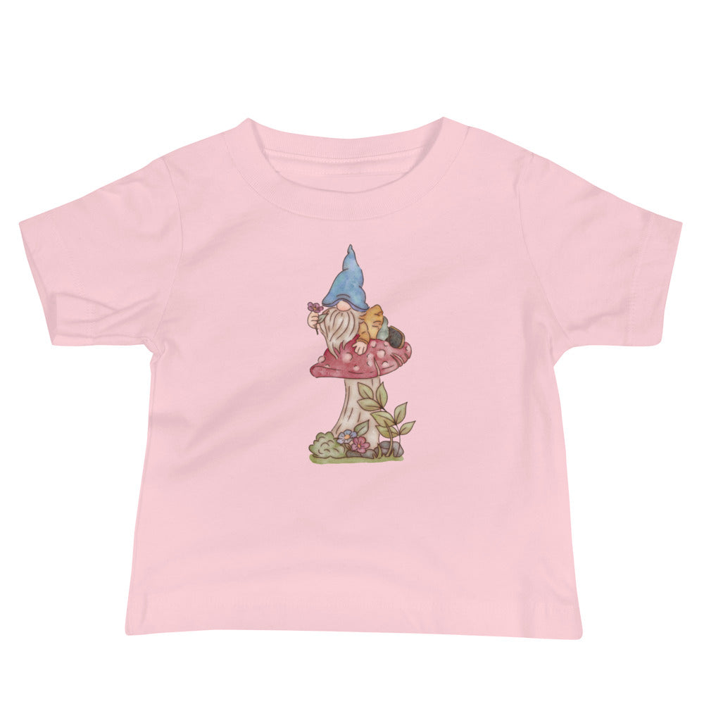 Mushroom Flower Gnome : Baby Tee