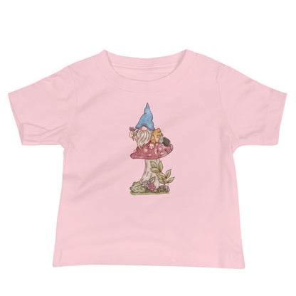 Mushroom Flower Gnome : Baby Tee