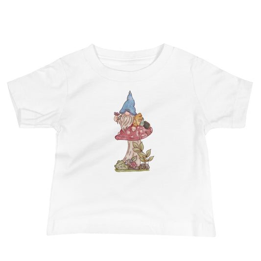 Mushroom Flower Gnome : Baby Tee