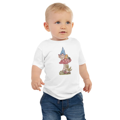 Mushroom Flower Gnome : Baby Tee