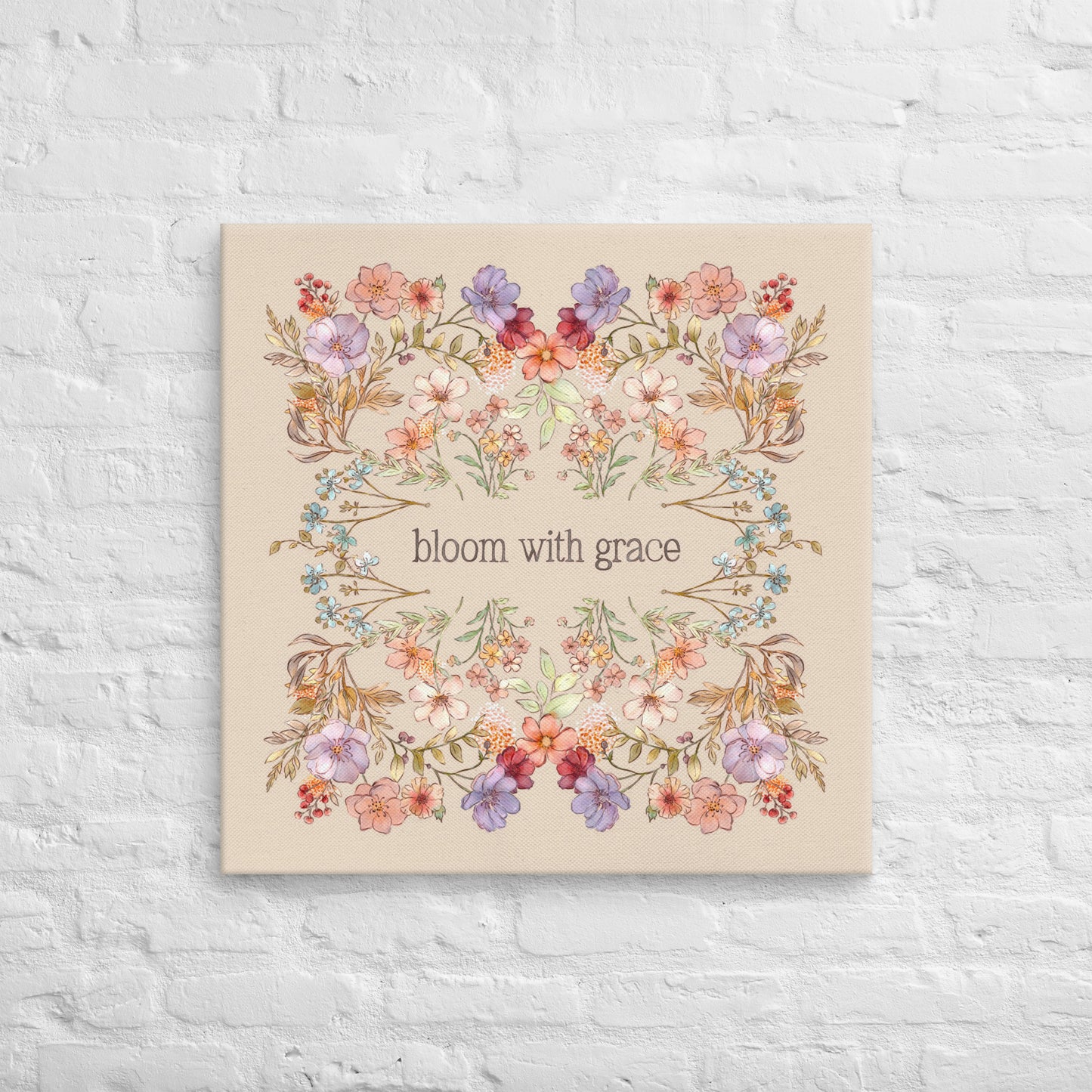 Bloom with Grace : Canvas