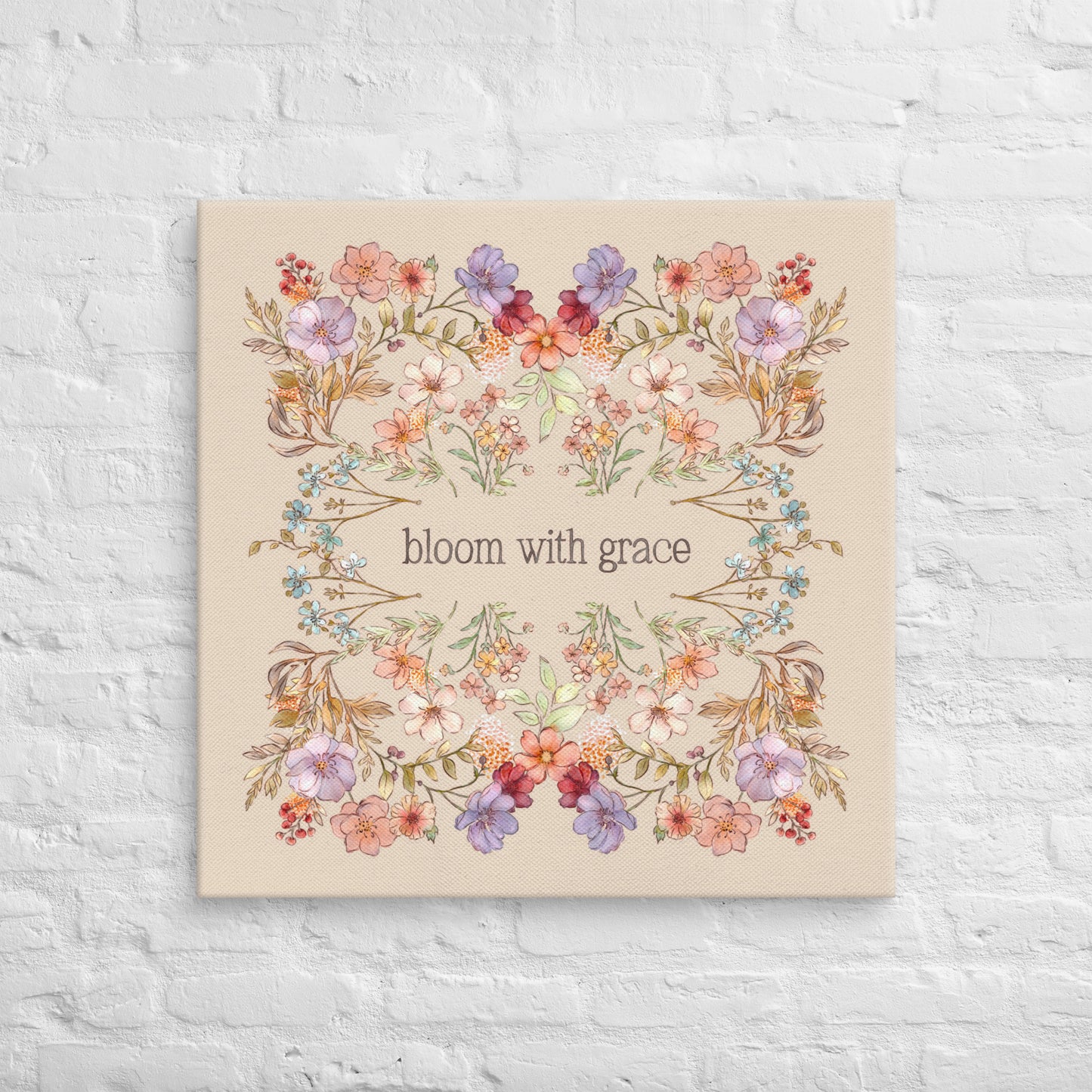 Bloom with Grace : Canvas