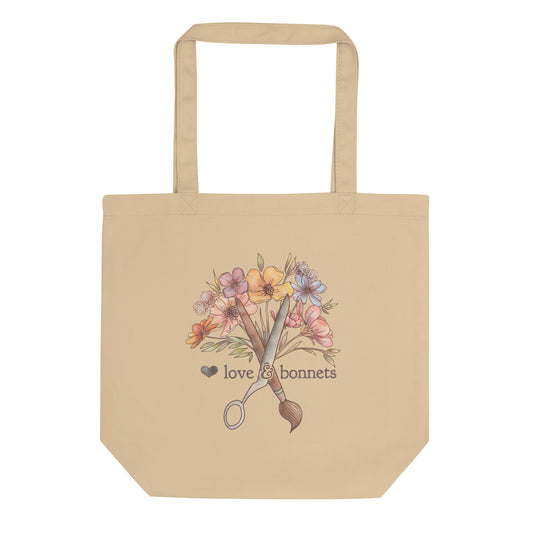 Love & Bonnets : Medium Eco Tote Bag
