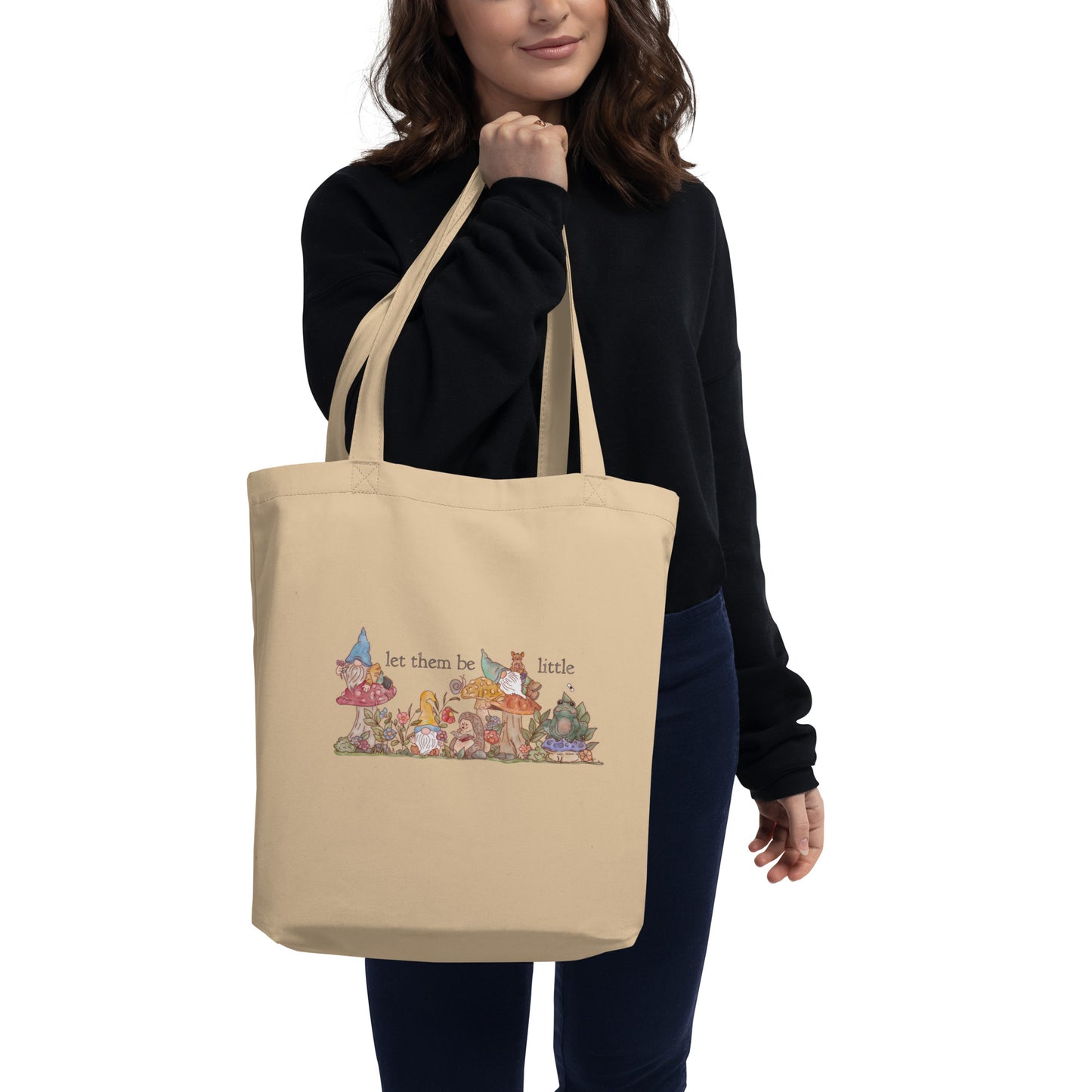 Gnome Garden: Medium Eco Tote Bag