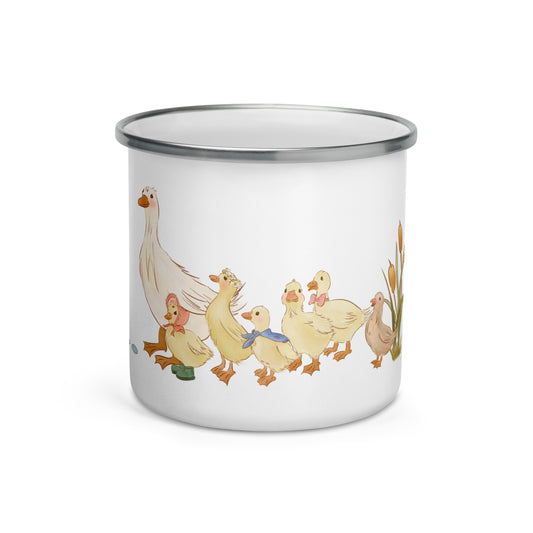 Puddle Ducks : Enamel Mug