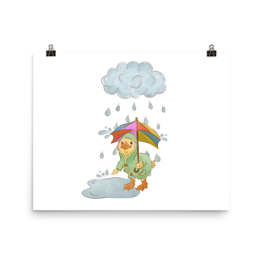 Mr. Puddle Duck : Matte Print