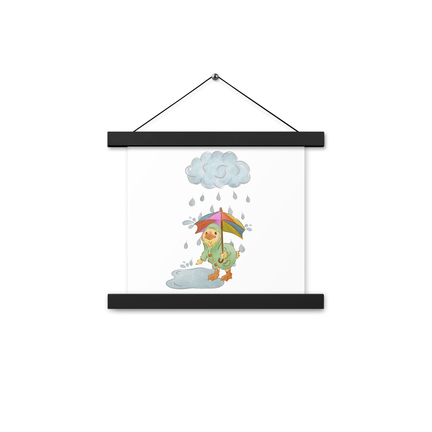 Mr. Puddle Duck : Poster with Wood Hangers