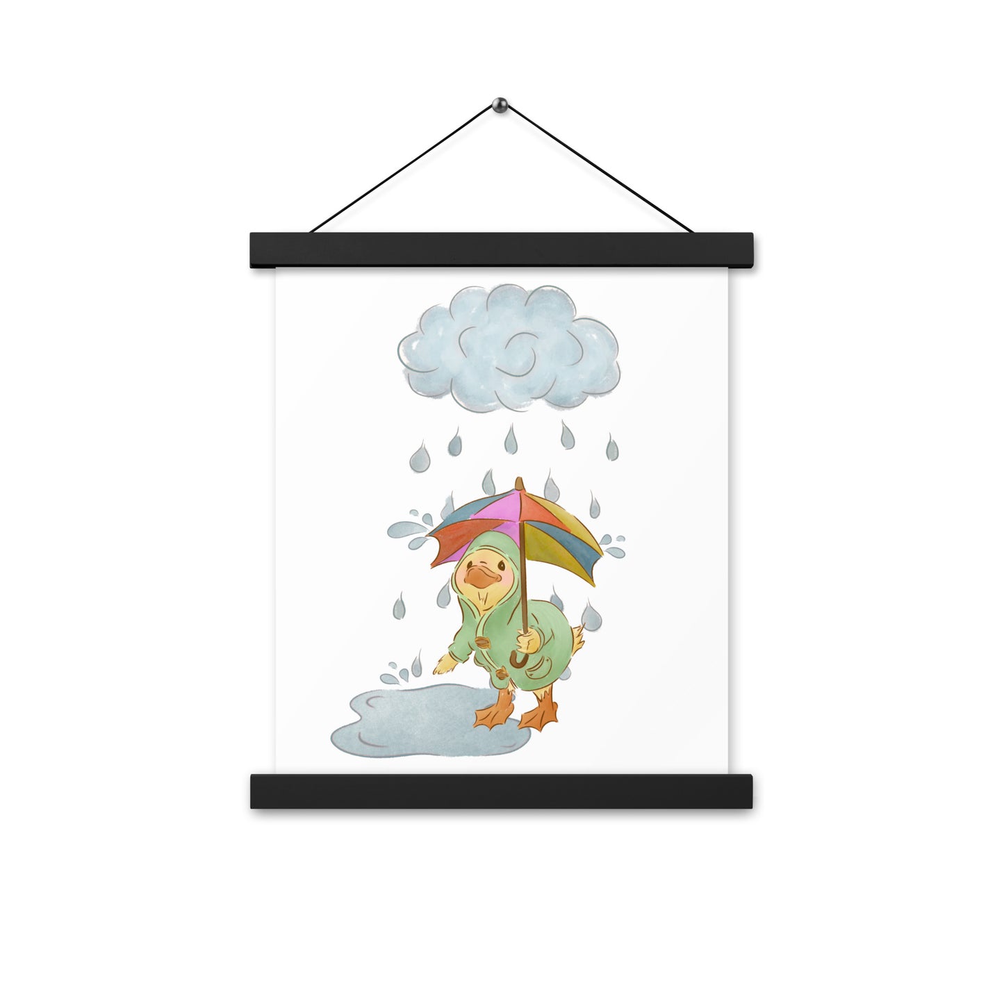 Mr. Puddle Duck : Poster with Wood Hangers