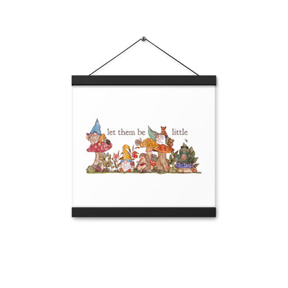 Gnome Garden : Poster with Hangers