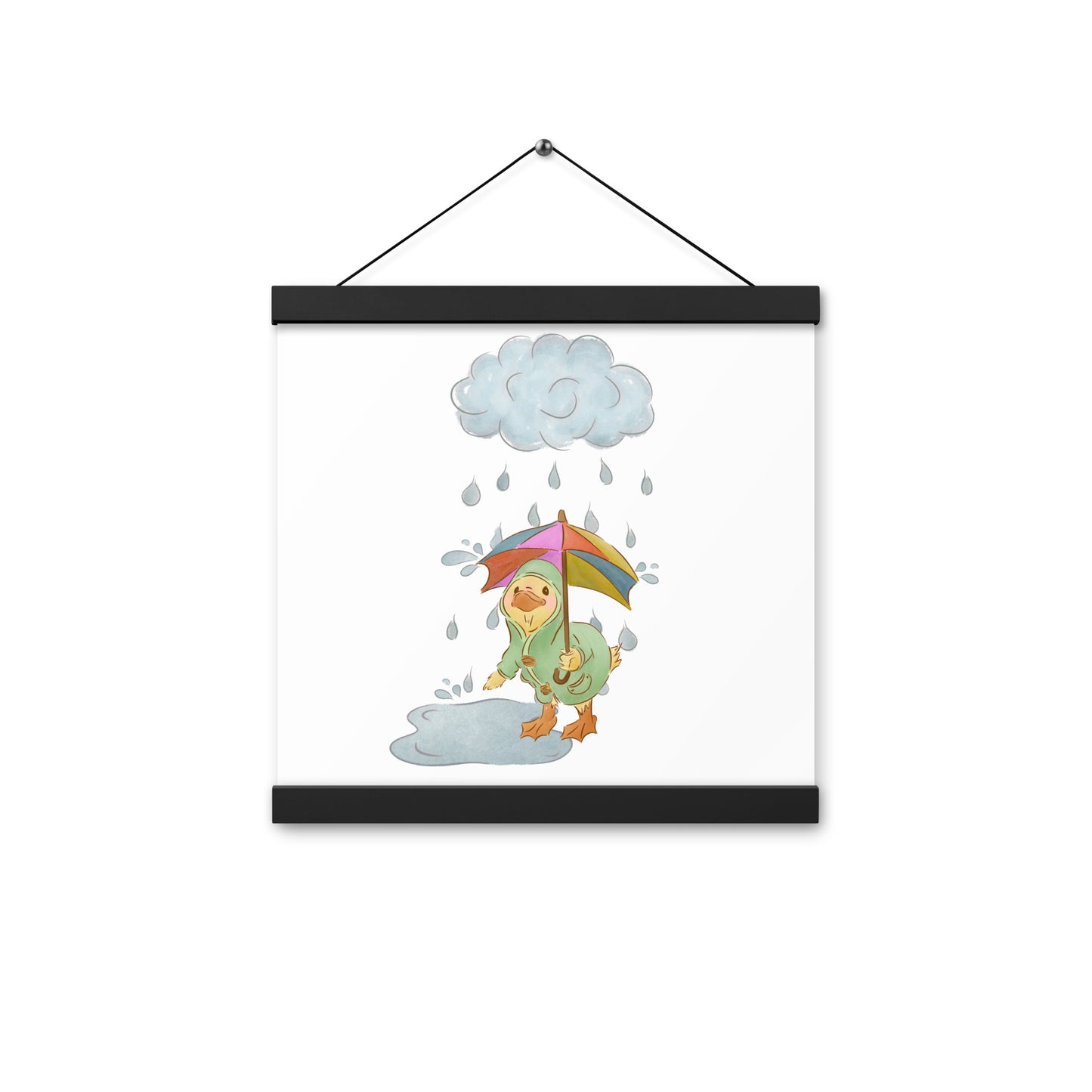 Mr. Puddle Duck : Poster with Wood Hangers