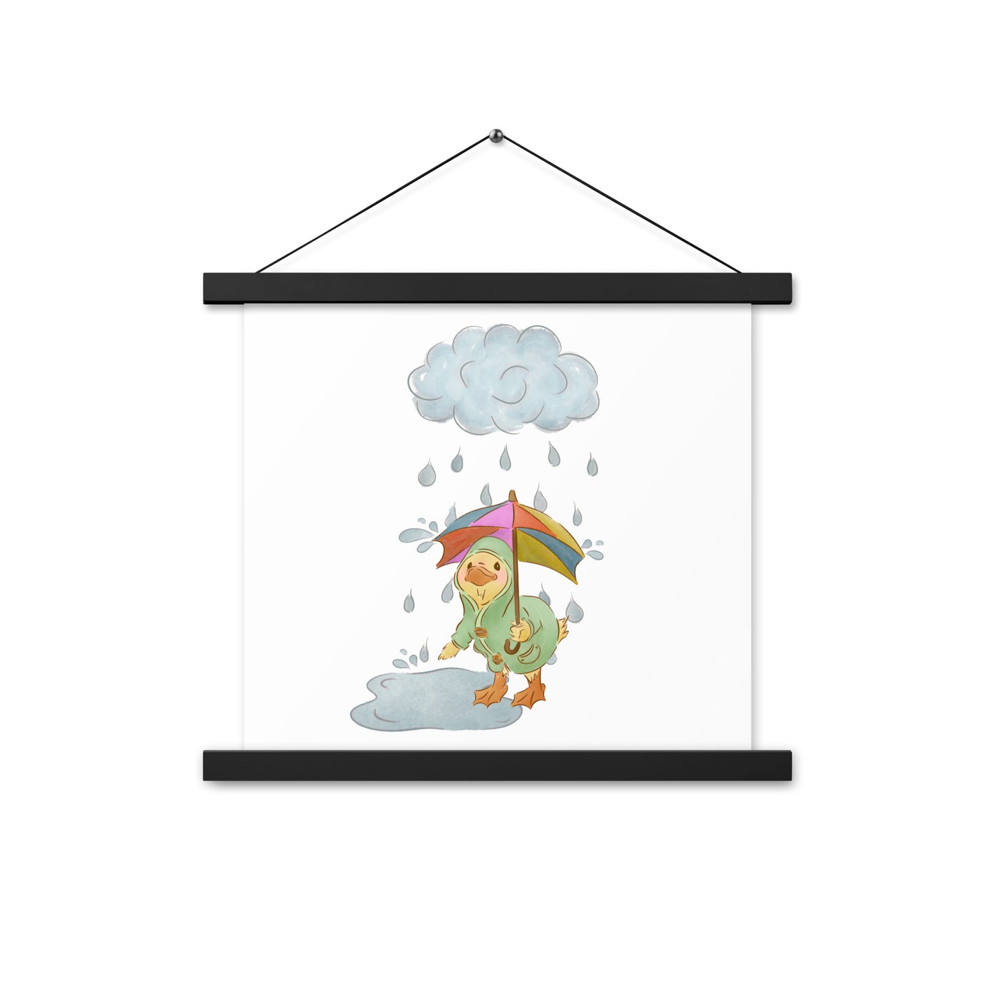 Mr. Puddle Duck : Poster with Wood Hangers