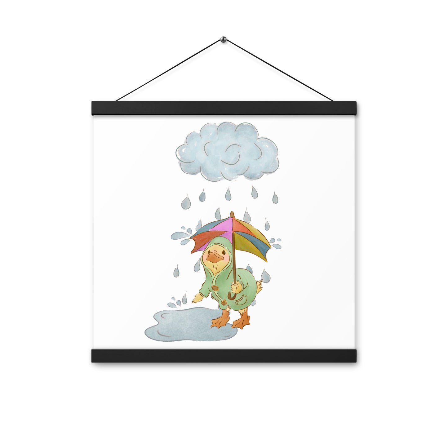 Mr. Puddle Duck : Poster with Wood Hangers