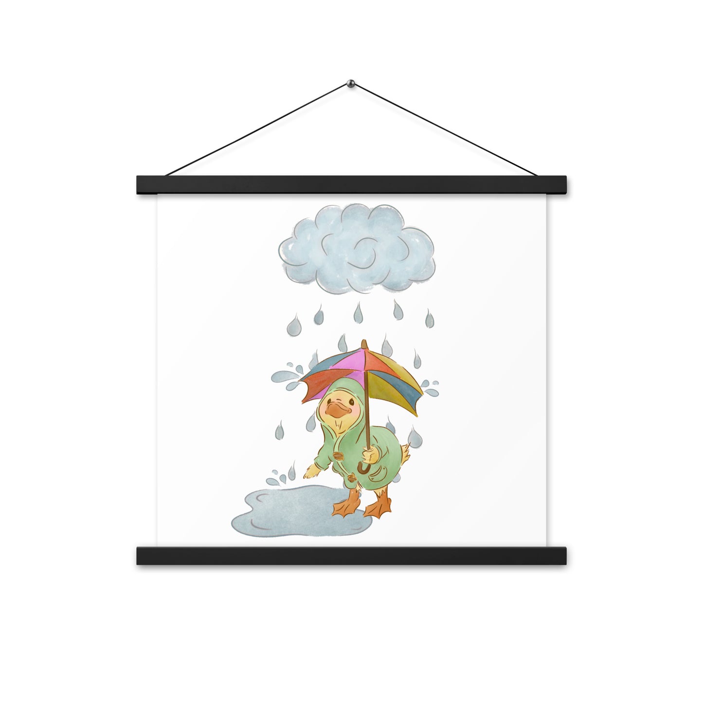 Mr. Puddle Duck : Poster with Wood Hangers