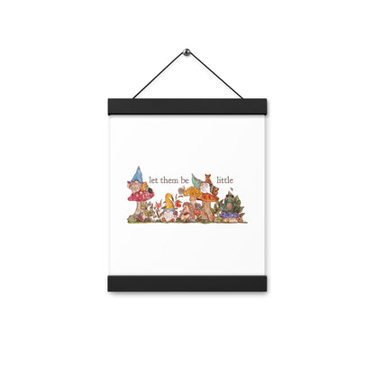 Gnome Garden : Poster with Hangers