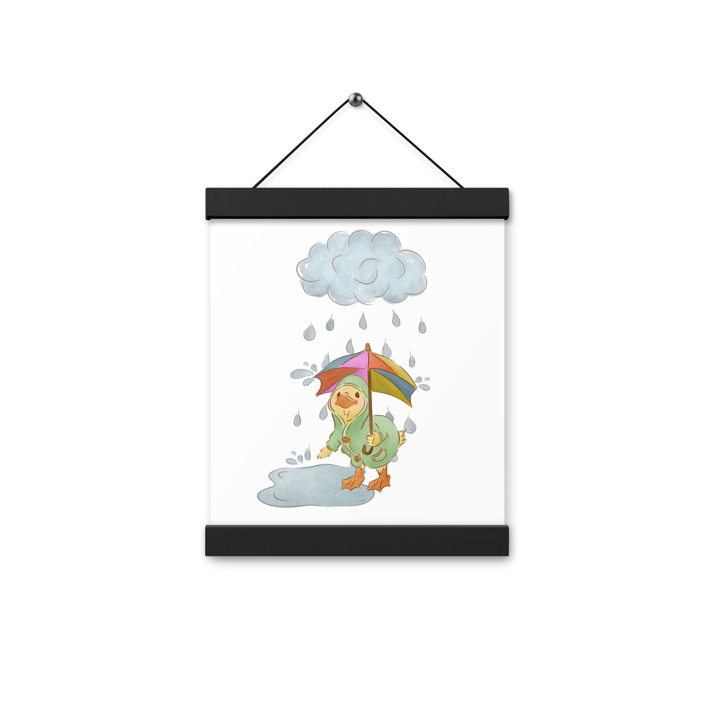 Mr. Puddle Duck : Poster with Wood Hangers