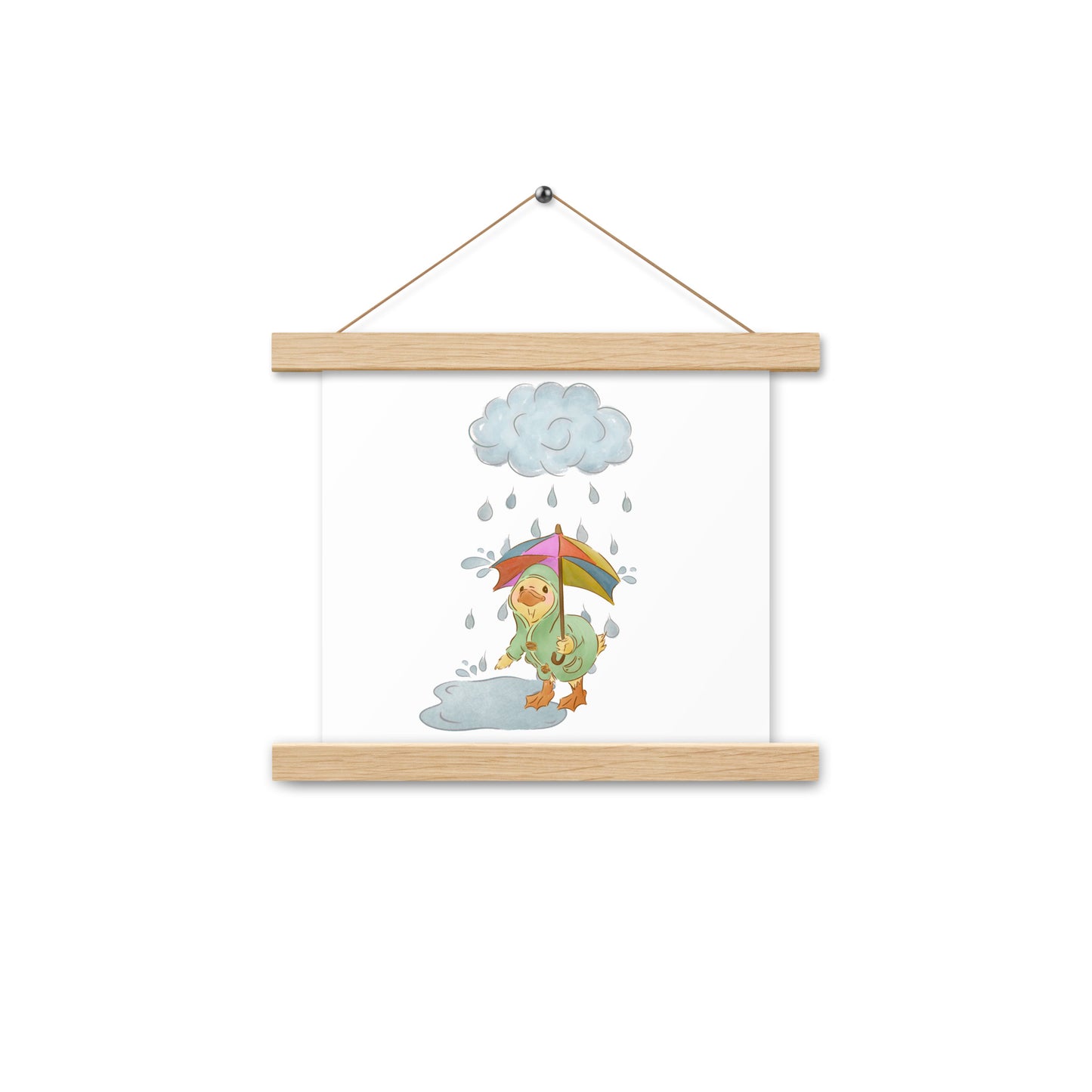 Mr. Puddle Duck : Poster with Wood Hangers