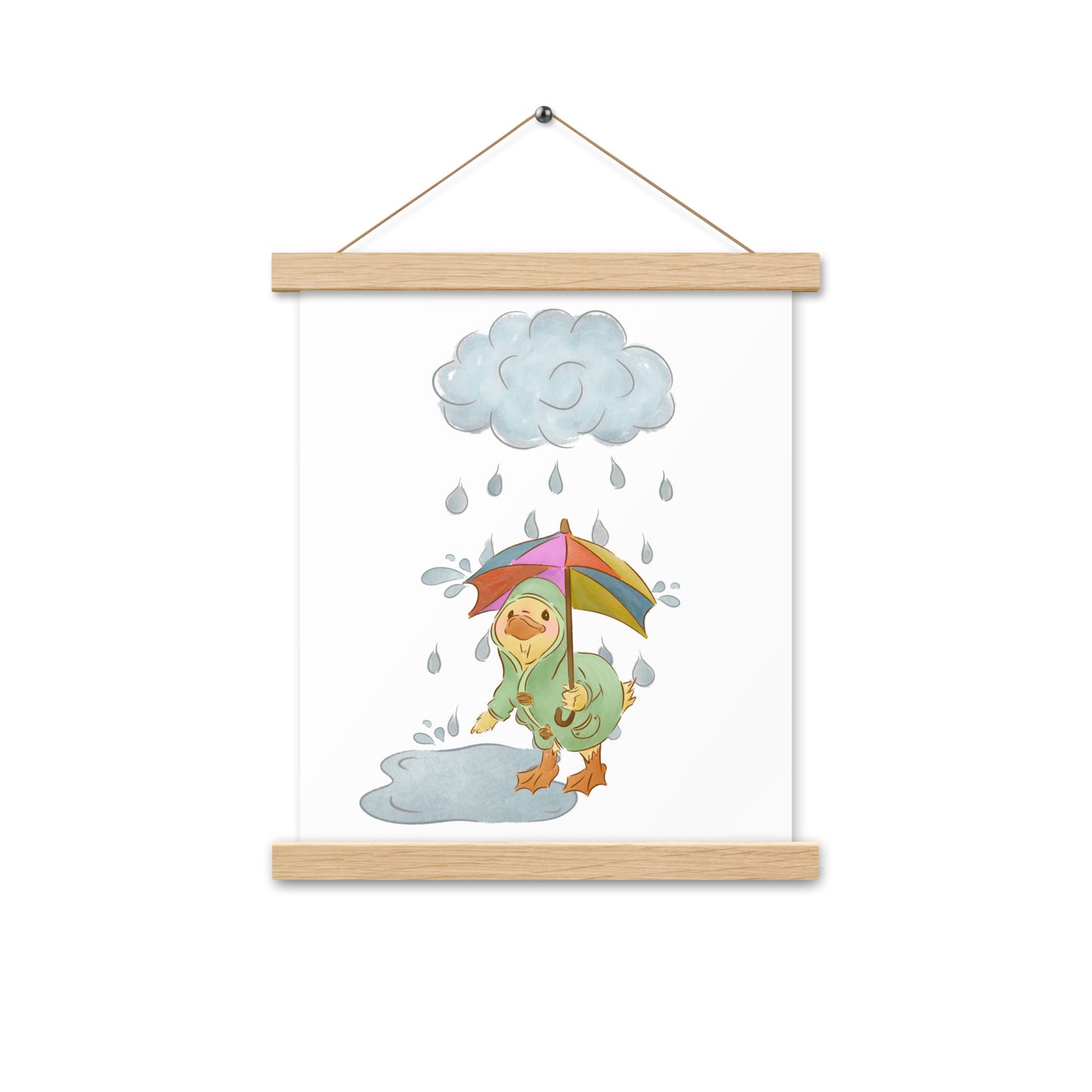 Mr. Puddle Duck : Poster with Wood Hangers