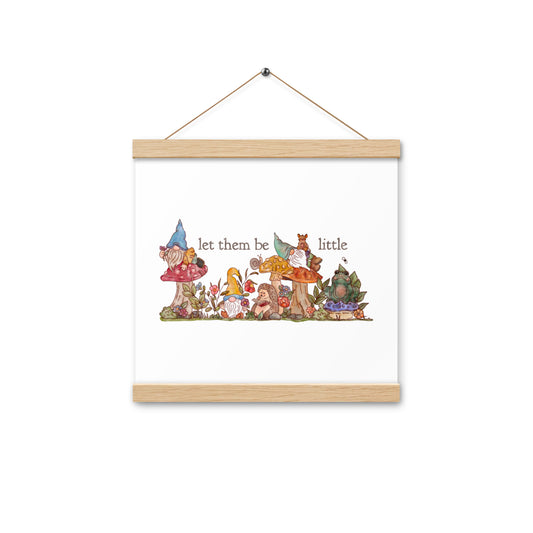 Gnome Garden : Poster with Hangers