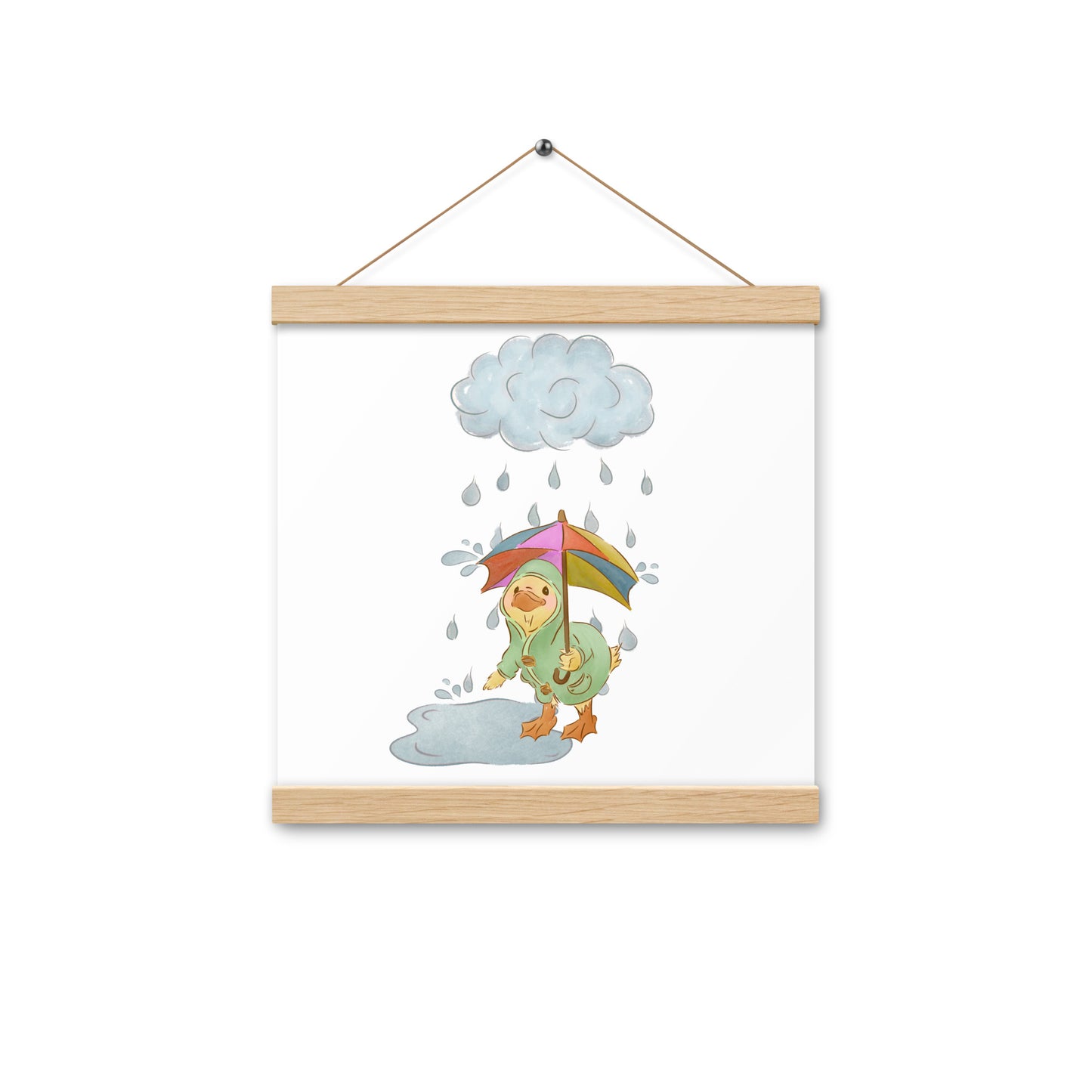 Mr. Puddle Duck : Poster with Wood Hangers