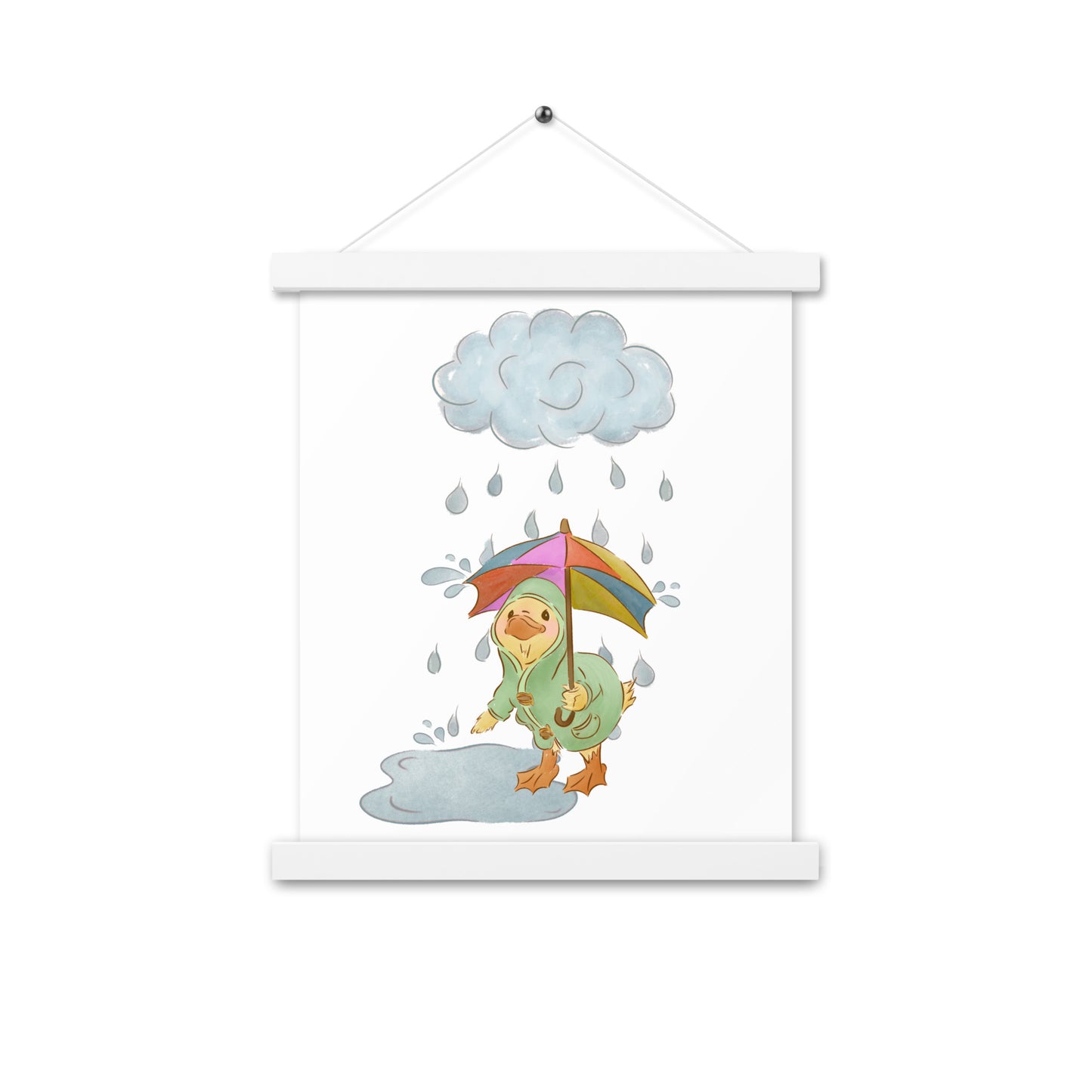 Mr. Puddle Duck : Poster with Wood Hangers